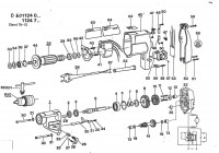 Bosch 0 601 124 703  Drill 220 V / Eu Spare Parts